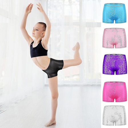 Jente Gymnastik Shorts Høy Kvalitet Lys Farge Ballet Gymnastikk Dans Trening Shorts