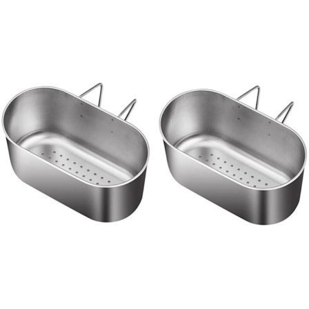 2 stk. køkkenvask drænkurv, opvaskesvask, affaldsfilter hængende stativ, filterholder