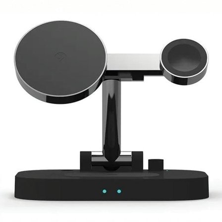 Awei 4-in-1 Trådlös Laddare 15W Universala W22 - Svart