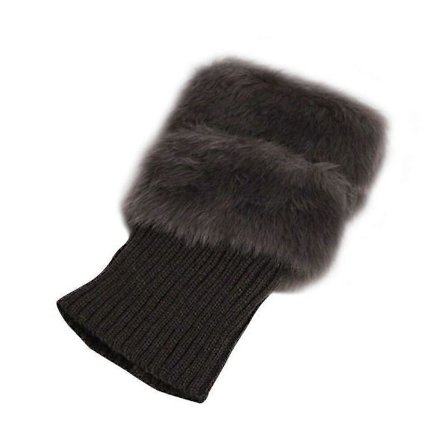 Dam Benvärmare Päls Trim Stövel Manschett Skydd Kvinnlig Päls Stövlar Ankelband Varma Strumpor Set Jul Päls Fötter Set Korta Ullskor Set Andningsbara 