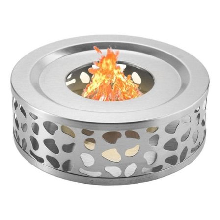 Te Varmer Hold Out Rustfritt Stål Varmeapparat Te Stativ Starinlys Base Kanne Kopper Stekovn Holder