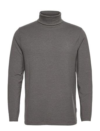 Roll Neck Tee L/S Grey Lindbergh