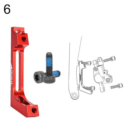 Maastopyörän hydraulinen levyjarrusatula 6 6