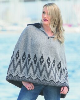 Neuleohje Poncho ja myssy-Viking of Norway