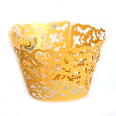 100 muffinsformar Bakform Non-stick Muffin Förpackningsform Alla hjärtans dag Bröllop Pappersform Födelsedagsfest Dekoration