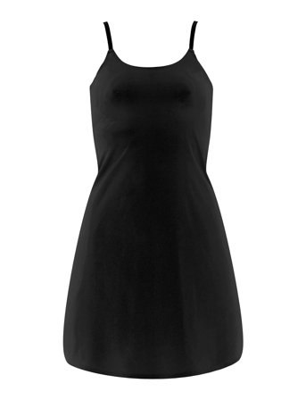 Missya Seamless Slip Dress - Black - S/M
