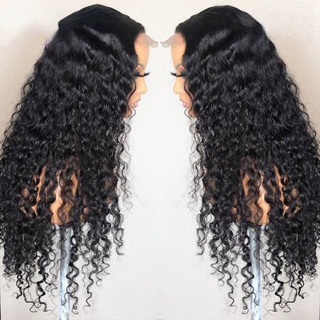 Deep Wave -sulkuperuukki, aitoa ihmishiusta, pitsiotsaperuukit 13x6, pitsiotsaperuukki, valmiiksi nypitty, vaalennetut solmut, peruukit 13x4 Deep