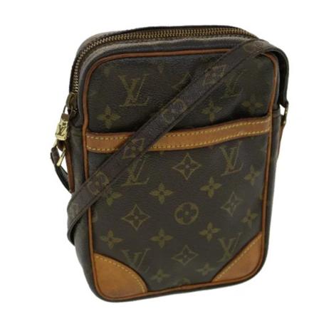Louis Vuitton Vintage, Pre-owned Canvas louis-vuitton-bags Bruin, Dames, Maat:ONE Size