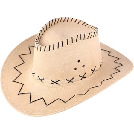 Cowboyhatt Kostymetilbehør Bredbremmet Western Cowgirl Hatter Vill