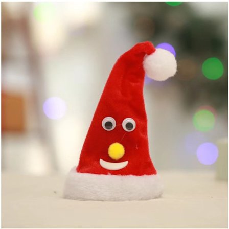 Elektriske musikalske klatreperler Julemanden faldskærms klatre stige Julemanden julevindues dekoration vedhæng gave