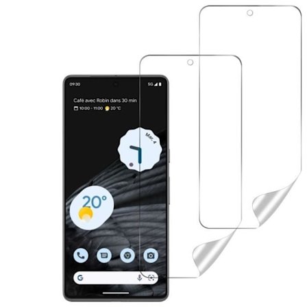 Näyttösuoja - Phonillico - Google Pixel 7 PRO - 2 kpl pakkaus - Ultra ohut - Naarmunkestävä