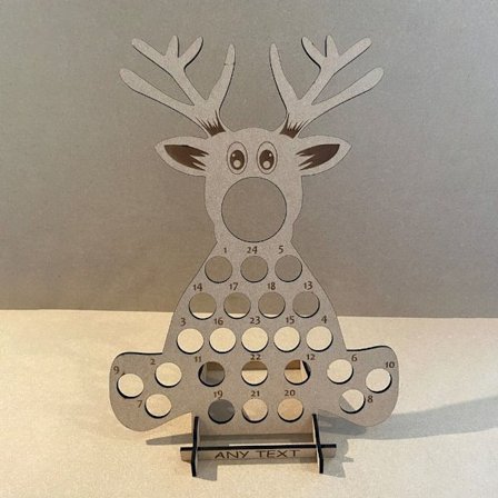 Julekalender Nedtelling Julenisse Stativ