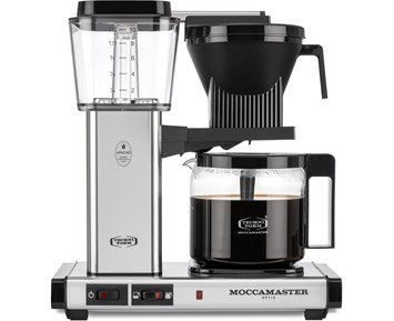 Moccamaster Optio Polished Silver - Moccamaster Optio med automatiserade funktioner