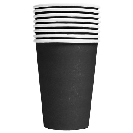 Pappersmuggar Svart 21 cl 8-pack