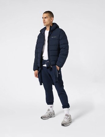 Champion Hooded Jacket - Navy - XL