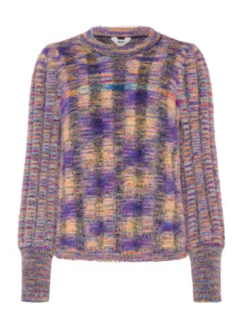 Objtalpa Knit Re L/S Pullover 135 Patterned Object