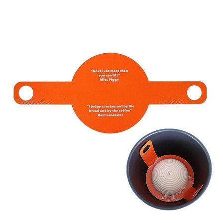 Silikonbakematte for steking av brød i ovn, non-stick bakeunderlag, 8,3 tommer, gjenbrukbare silikonbakeark