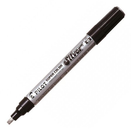 Pilot Super Color Marker Broad Silver