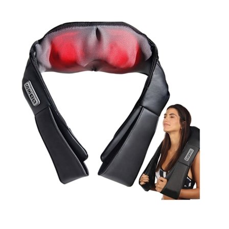 /Hc/Shiatsu Massage - Masserar nacke, axlar & rygg Svart