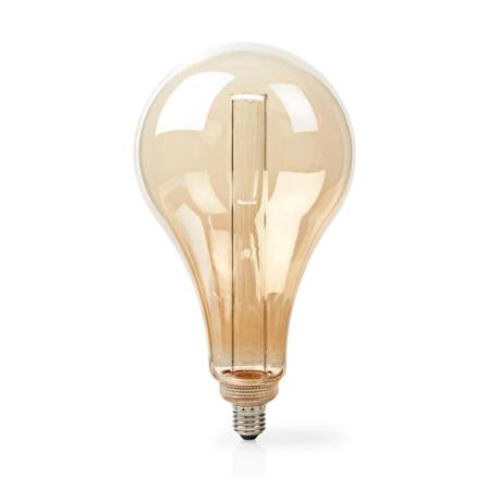 Nedis LED glødepære E27 | PS165 | 3.5 W | 120 lm | 1800 K | Dimbar | Med guld-rød finish | Retro stil | 1 stk
