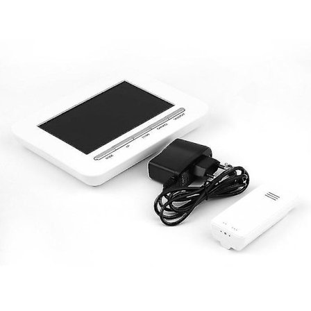 Trådløs værstasjon innendørs utendørs termometer