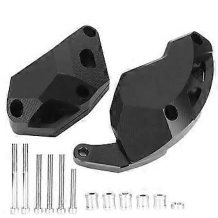 Motorcykel Motor Dæksel Slider Crash Pad Beskyttelse Passer til Kawasaki Ninja ZX10R 1117 Sort