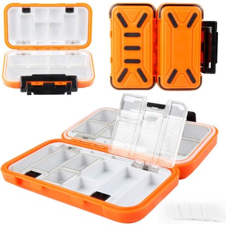 16 roms vanntett bærbar fiskeutstyrsboks oppbevaring og sett plast liten-agn-etui fiskeutstyr bokser oppbevaringsbeholdere