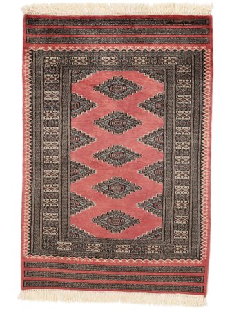 Medallion Piccolo Pakistan Bukara 3Ply Tappeto 77X112 Lana