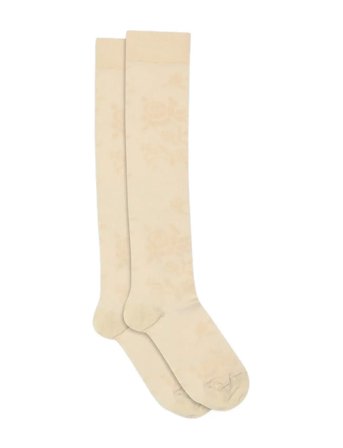 mp Denmark Elise Knee Socks - Cream - 37/39