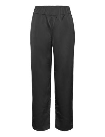 Marina Trousers Byxa Med Raka Ben Svart Stylein
