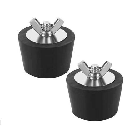 2 STK Avløpsrenselokk Rørplugg Svømmebassengtilbehør 2Pcs