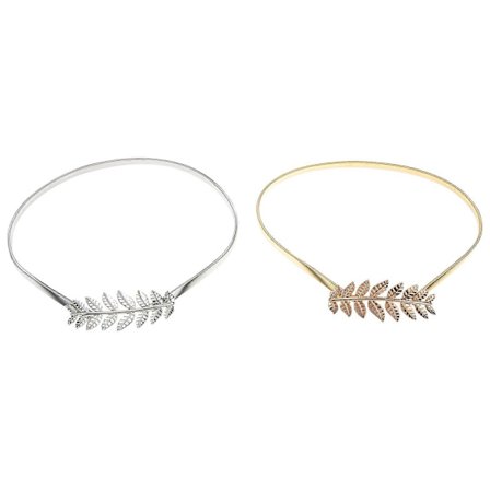 2 st Elastiskt Bälte Dam Satin Skärp Brud Midjebälte Midjebälten Dam Metallbälten