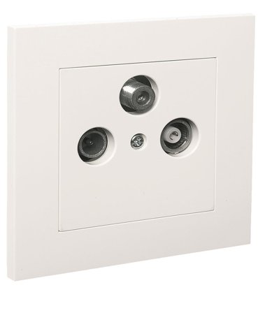 Elko Plus Antennuttag med satellituttag, 3 dB, Antennmateriel