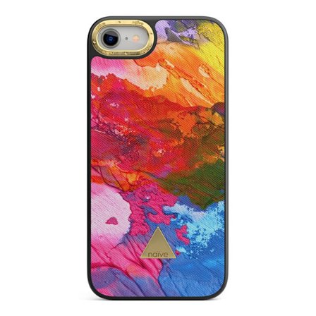 Naive iPhone 7 Skal - Rainbow Ink