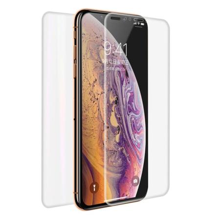 Foran og baksiden 9H Nano-Soft iPhone 11 Pro Max 2-PACK skjermbeskytter Transparent/Genomskinlig Transparent/Genomskinlig