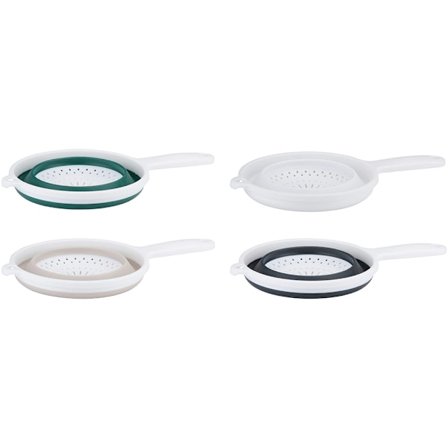 Sammenklappeligt dørslag i plast med håndtag, Ø22,5 cm