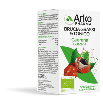 Arkopharma Guaranà Bio 40 Capsule
