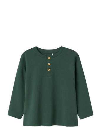 name it Nmmnote Ls Grandad Top - Green - 104