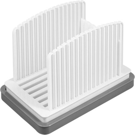 Leikkuulauta kotitekoiselle leivälle, säädettävä leipäohjain murualustalla, kokoontaittuva kompakti leikkuri hapanjuurileivälle ja voileiville