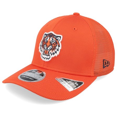 New Era - Detroit Tigers MLB Spring Training 25 9SEVENTY Orange Trucker Trucker Orange Cap - MLB @ Hatstore