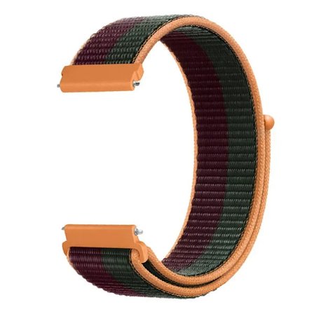 20 22mm Nylon Klockarmband För Garmin Vivoactive 3 4 5/Venu 2 Plus/Venu 3/Forerunner 55 158 265 965 745 645 255 Music Loop Armband