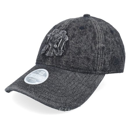 New Era - MLB Musta unconstructed Lippis - New York Yankees Womens Stone Denim 9TWENTY Black Dad Cap @ Hatstore