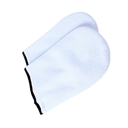 1 par parafinvokshansker Enkel å bruke bomullshansker Stoffhansker 25,5x15,5 cm