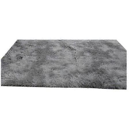 Tie-Dye Gradient Farg Matte Soverom Stue Salongbord Matte Langhåret Vasket Gulvmatte