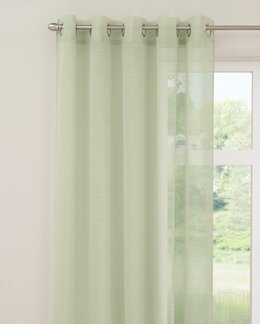 Yksivärinen Rengasverho Noah kuviolla 2/pak Pistache