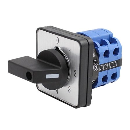 Universal Omskifter 220V 20A 5 Positioner 8 Terminaler Rotary Cam Kontrolkontakt LLW26-20 0-4/2 550V Skiftekontakt