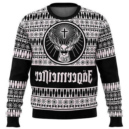 Jagermeister Stygg Julegenser Herre 6D Sweatshirt Topper XL