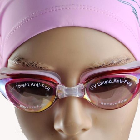 Simglasögon är tydligt synliga under vatten, bekväma att bära, anti-UV, anti-imma och anti-UV, hög kvalitet (250 De