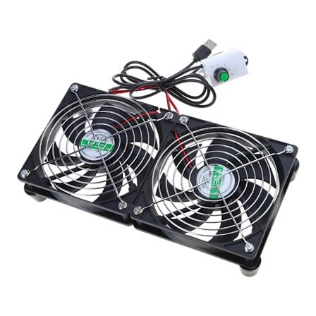 Jäähdytystuuletin kytkimillä ja kaapelilla tietokonekoteloihin CPU-jäähdyttimiin Tietokoneen jäähdytystuuletin 5V USB-virta 120mm jäähdytystuuletin