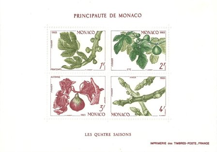 Monaco 1983 - YT BF 26 (1393-1396) - Postfrisk miniark